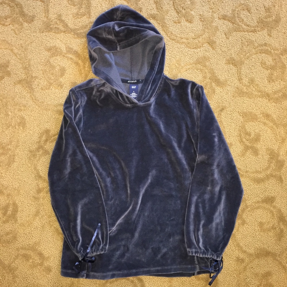 Gap velvet/velour hoodie